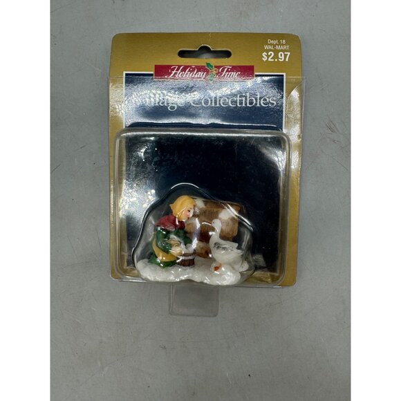 Holiday Time Village Collectibles Set Of 3 Figurines Made In China READ - Picture 4 of 7